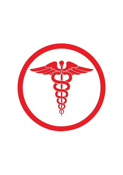 Tıp Eczane Logosu Oto Özel Yeni Sticker Siyah 30 X 30 Cm