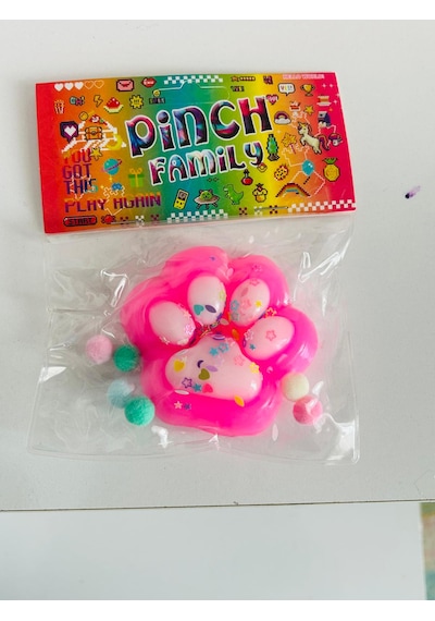 Twins Stars Kedi Patisi Squishy Oyuncağı Sukuşi 7,5x6,5 Cm