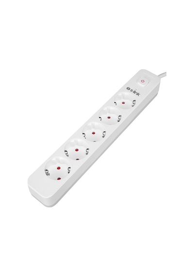 S-link Spg501s 1.5 Metre Kablolu 750 Joule 1.5 Mm Anahtarlı 5 Li Akım Korumalı Priz 0