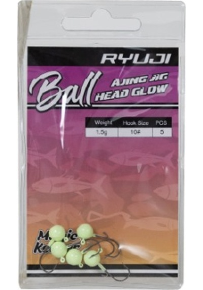 Ryuji Ball Ajing Glow 10 Jig Head 0,6gr G