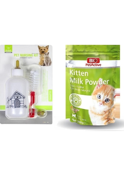 Bio Petactive Yavru Kedi Süt Tozu 200 G + Nunbell Biberon 100 ML