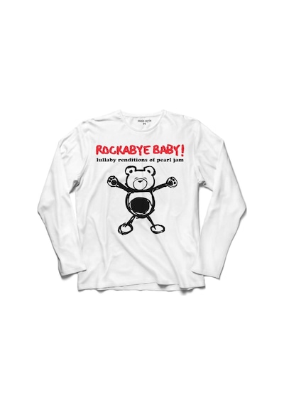 Rockabye Baby Pearl Jam Alıve Logo Uzun Kollu Tişört (518429815)