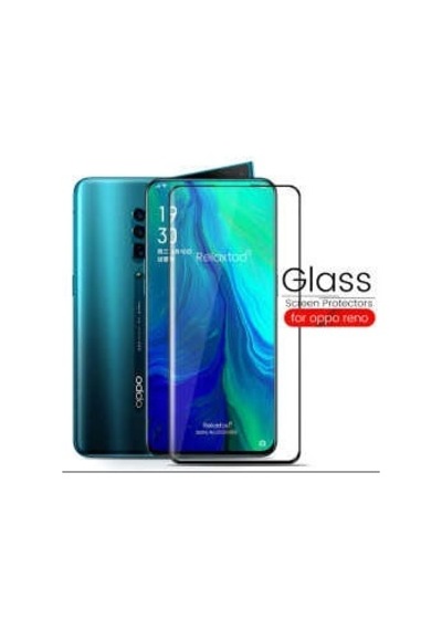 Oppo Reno 10x Zoom Uyumlu 5d Temperli Cam Ekran Koruyucu - Siyah - T8804