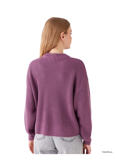 Trikonova Oversize Triko Kazak Lila