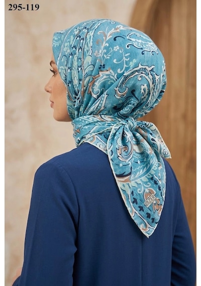 Zer Scarf Zer Scarfs Dijital Soft Pamuk Eşarp 295-119 Çok Renkli