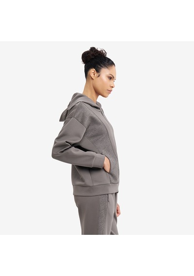Lescon Yeşil Kadın Fermuarlı Kapüşonlu Sweatshirt 26n-2134