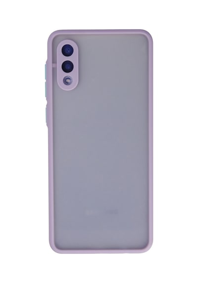 Samsung Galaxy Uyumlu - A02 Kılıf Montreal Silikon Kapak - Mor