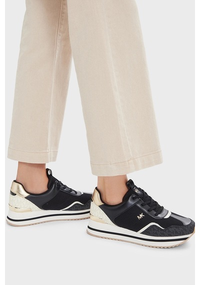 Michael Kors Logolu Sneaker Ayakkabı 43t6rnfs1d001 Bayan Ayakkabı 43t6rnfs1d 001 Siyah