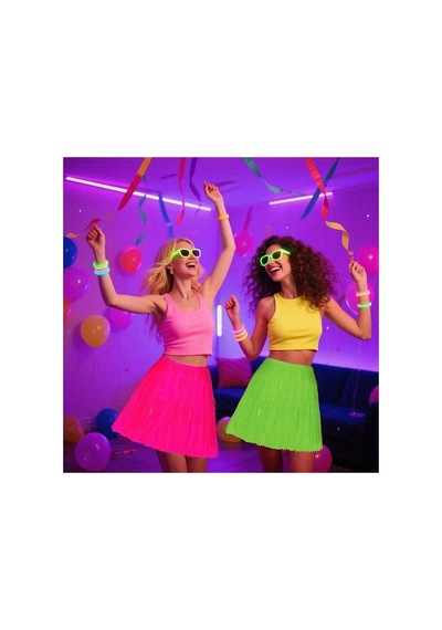 Neon Pembe Hawaii Parti Eteği 40 Cm - Parti Aksesuarı - Parti Ve Kutlama - Dans Ve Sahne 0 - 99