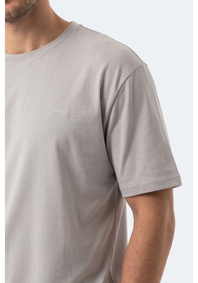 Slazenger Kodex Erkek Oversıze Gri Tişört