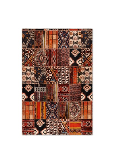 Dekoratif Halı Kaymaz Taban Leke Tutmaz Yıkanabilir Kilim Özel Ölçü Salon Halısı 3046