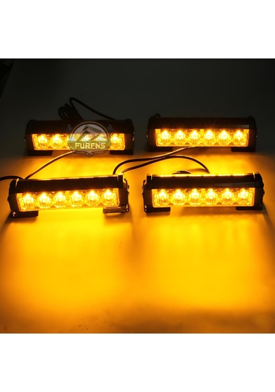 Profosyonel Ayaklı Panjur İçi Tepe Çakar Turuncu 4 X 6 Çakarlı Ledli Lambasts Oto Aksesuar