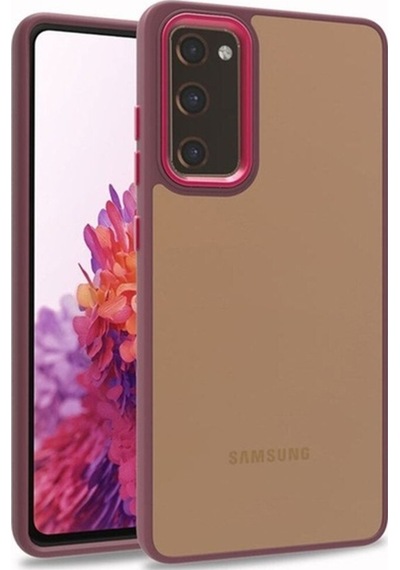 Galaxy S20 Fe Kılıf Zore Flora Kapak Kırmızı