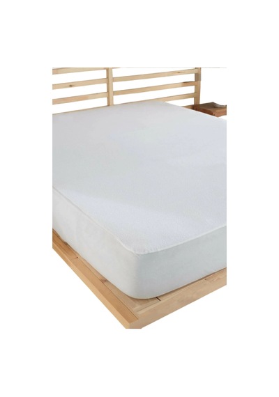 Mycey 160x200+30 Cm Sıvı Geçirmez Pamuk Fitted Yatak Alezi Beyaz