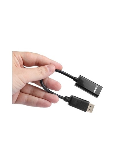 Dark Display Port To Dişi Hdmı, 20 Cm, 4k Ultra Hd, Altın Uçlu Dönüştürücü