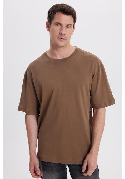 Tudors Unisex Oversize Geniş Kesim %100 Pamuk Yumuşak Dokulu Basic Bisiklet Yaka Kahverengi Tişört-35181 Kahverengi Tudors Unisex Oversize Geniş Kesim %100 Pamuk Yumuşak Dokulu Basic Bisiklet Yaka Kahverengi Tişört-35181 Kahverengi