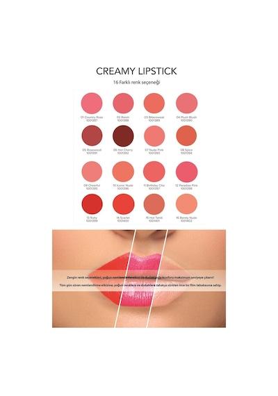 Farmasi Creamy Lipstick 06 Hot Cherry