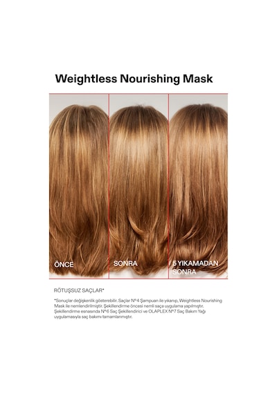 Olaplex Weightless Nourishing Mask - İnce, Orta Telli Saçlar İçin Ağırlık Hissi Bırakmayan Besleyici Maske