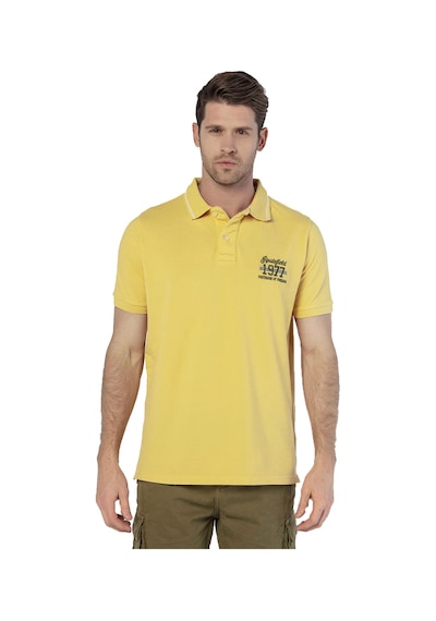 Routefield Paden Erkek Polo Tişört Sarı Sarı Sari Sarı