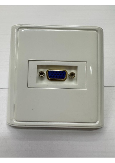 Vidalı Vga Duvar Prizi Klemensli Vga Duvar Prizi