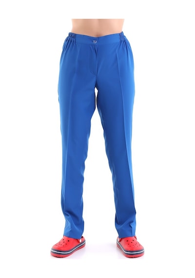 Zarf Yaka Kadın Takım - 56 Saks Mavi-5853-56 Saks Mavi