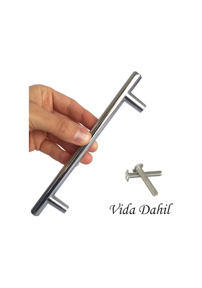 Boy Kulp Krom 128 Mm Kulp Mobilya Mutfak Dolabı Çekmece Dolap Kapak Kulpu Kulbu Metal Kulpları