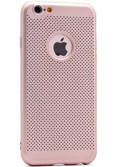 Apple Uyumlu iPhone 7 / 8 / Se 2020 / Se 2022 Silikon Delikli Kılıf Rose Gold 2 Adet Rose Gold