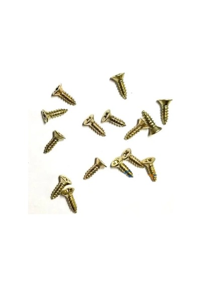 Klips, Menteşe, Ayak, Ağaç, Sunta Vidası 2,2x7,5mm - Sarı 100 Adet Diğer 48544945