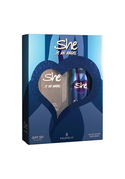 She Angel Kadın Parfüm Seti 50 Ml Edt + 150 Ml Deodorant Ada Esintisi