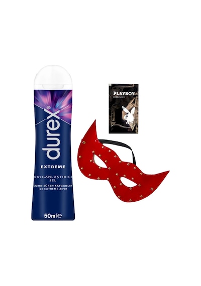 Durex Extreme Analjel 50 Ml + Kırmızı Deri Göz Maskesi + Hediye