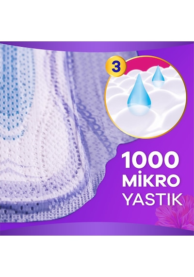 Orkid Platinum Süper Ekonomik Hijyenik Ped Gece 16'lı
