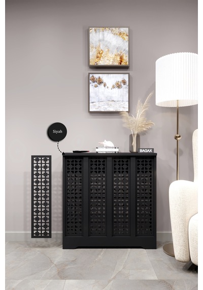 Dekoratif Petek Dolabı Kalorifer Peteği Kapatma Ünitesi Modern Tasarım İç Ölçü 76 Cm Dış Ölçü 80 Cm Petek 76 Siyah D8 Dekoratif Petek Dolabı Kalorifer Peteği Kapatma Ünitesi Modern Tasarım İç Ölçü 76 Cm Dış Ölçü 80 Cm Petek 76 Siyah D8