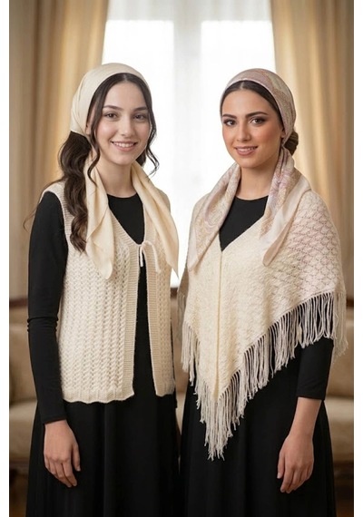 Urfakent Gelin Yeleği Ve Gelin Şalı, Kristal Simli Çeyizlik Yelek Ve Şal Pudra