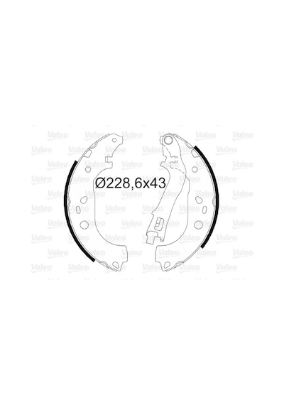 Fren Pabuçlu Balata - Fiat Doblo, Fiorino, Qubo, Idea - Valeo-564073