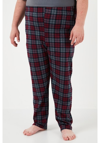 Buratti Pamuklu Regular Fit Büyük Beden Erkek Pijama Takımı 6572002B Antrasit