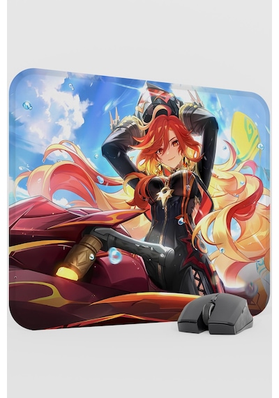 Mavuika Genshin Impact Anime Gacha V1 - 48x40 Xl Gaming Mouse Pad Fare Altlığı