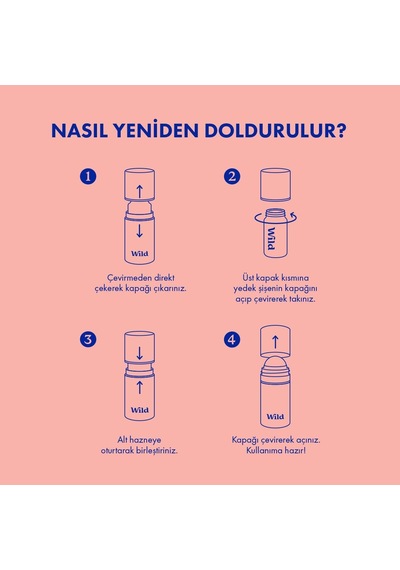 Antiperspirant Roll On Fresh Cotton & Sea Salt Refill Deodorant Yedek Dolum