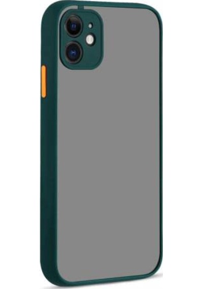 Apple Uyumlu  iPhone 12 Mini Kılıf Zore Hux Düğme Ve Kapak Zıt Renk Kılıf