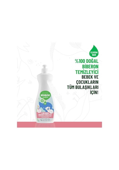 Siveno Baby Doğal Emzik Ve Biberon Temizleyici 500 Ml Çok Renkli