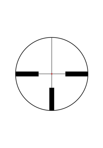 BUSHNELL 1-4X24 HAVALI TUFEK DURBUNU Siyah