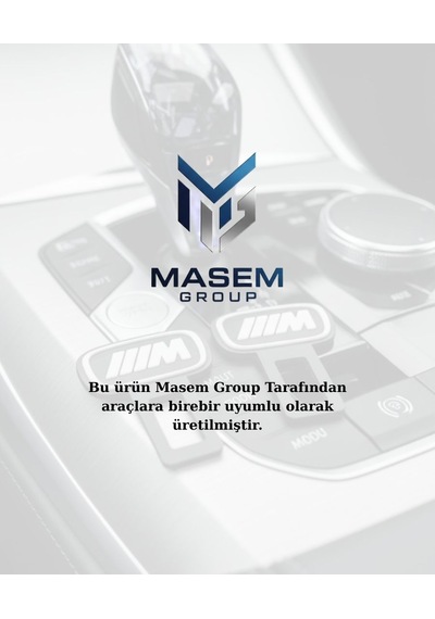 Tüm Araçlara Uyumlu Bmw M Logolu Koltuk Kemer Tokası Aksesuarı
