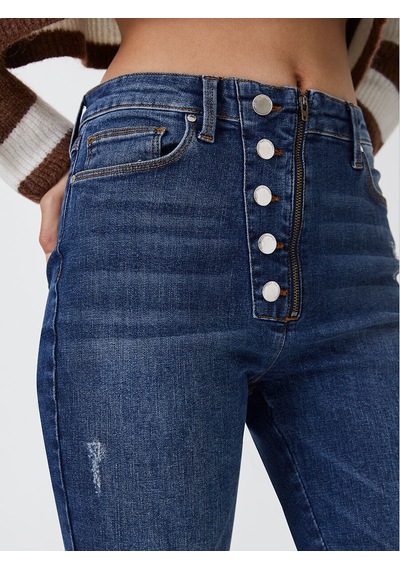 Loft Natalie Skinny Fit Kadın Pantolon Denim