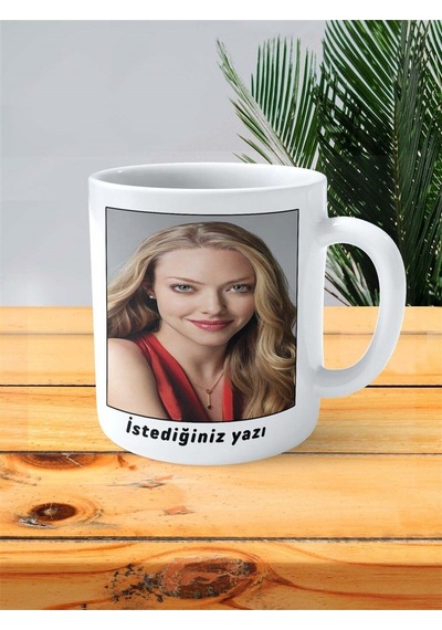 Amanda Seyfried Baskılı Kupa Bardak Kişiye Özel Desen 3 Çok Renkli