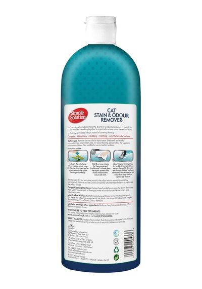 Kediler İçin Leke Ve Koku Giderici 1 Litre 2 Paketi