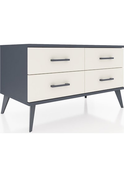 Hyperion Şifonyer 4 Raflı 88x44x48 Antrasit-antrasit/aytaşı Antrasit/aytaşı Hyperion Şifonyer 4 Raflı 88x44x48 Antrasit-antrasit/aytaşı Antrasit/aytaşı
