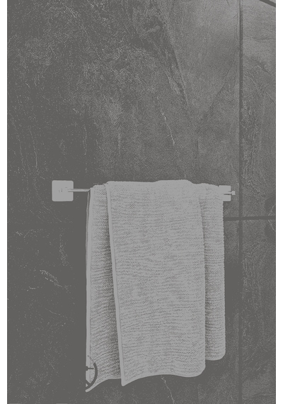 Alper Banyo Scilla Yapışkanlı Krom Kare Uzun Havluluk Krom