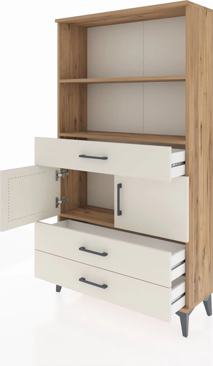 Arges Dolap 3 Raflı 3 Çekmeceli 2 Kapaklı 88x30x163 Çam-aytaşı Çam Arges Dolap 3 Raflı 3 Çekmeceli 2 Kapaklı 88x30x163 Çam-aytaşı Çam