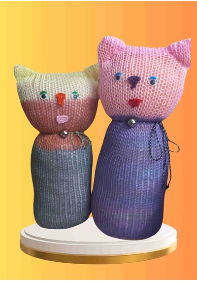 Tıkırık Örgü Yastık Uyku Ve Oyun Arkadaşı Gümüş&zıpzıp - 35 Cm-45 Cm Diğer