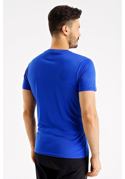 Uhlsport Erkek Günlük T-shirt Kevin M 3202110 Lacivert Siyah