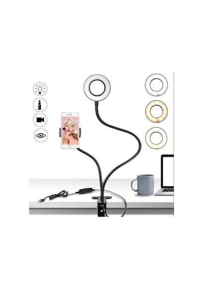 Led Ring Light Youtuber Light Stüdyo Işığı Akrobat Selfie Led Masa Lambası